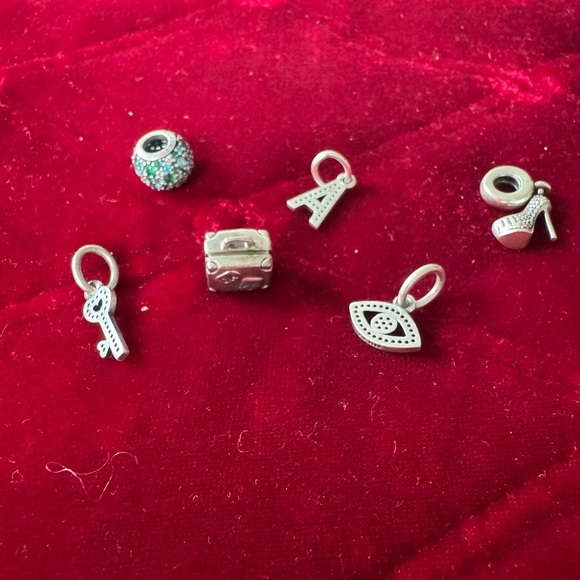 Set of 6 Pandora charms - Picture 2 of 7